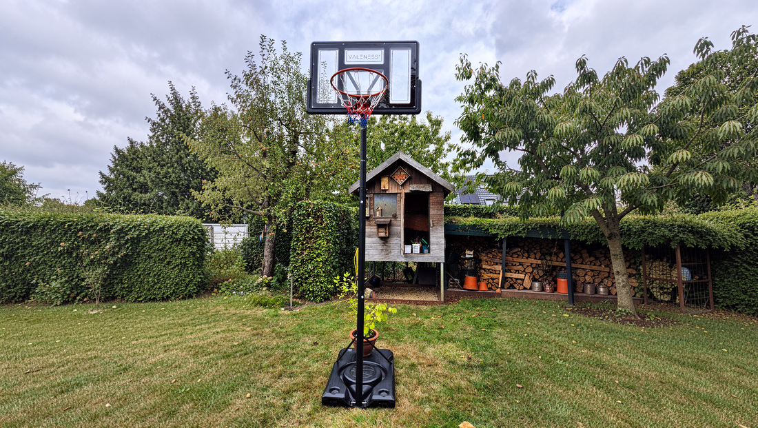 VALENESS höhenverstellbarer Basketballkorb-Ständer Outdoor im Garten